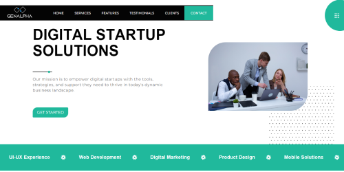 digital startup light